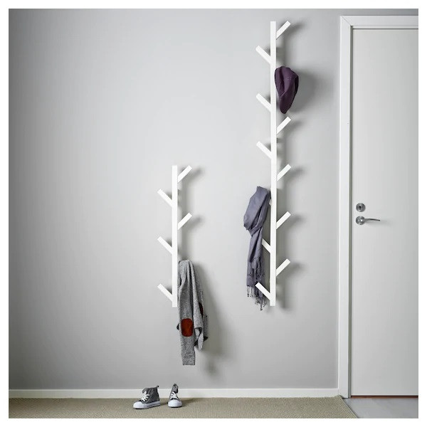 علاقة ملابس أبيض 78سم 