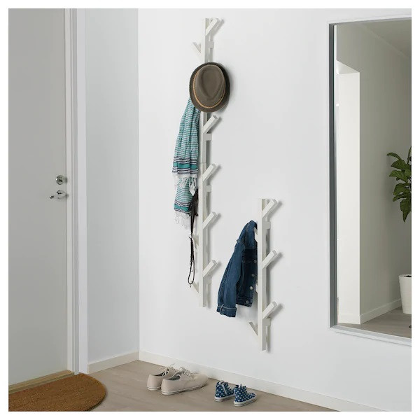 علاقة ملابس أبيض 78سم 