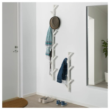 علاقة ملابس أبيض 78سم 