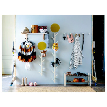 علاقة ملابس أبيض 78سم 