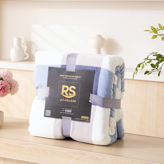 بطانية نيوم فرو فاخرة بملمس مخملي 200×230 سم