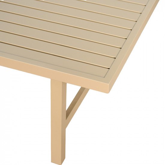 جلسة خارجية معدنية مودرن 5 مقعد وطاولة كافيه