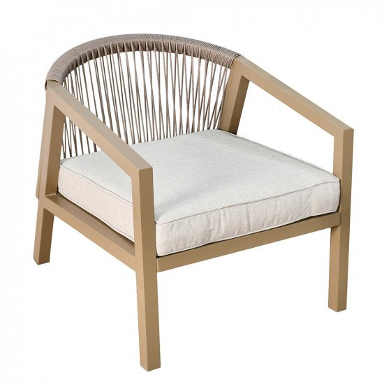 جلسة خارجية معدنية مودرن 5 مقعد وطاولة كافيه