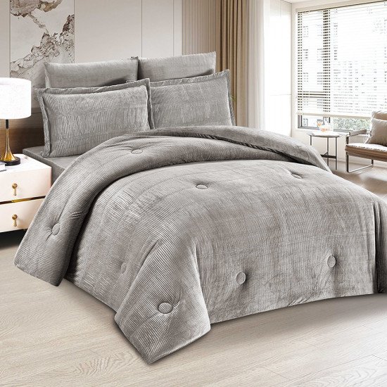 مفرش شتوي مخمل 4 قطع نفر مفرش شتوي مخمل 4 قطع نفر