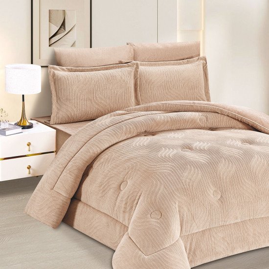 مفرش شتوي مخمل 4 قطع نفر مفرش شتوي مخمل 4 قطع نفر