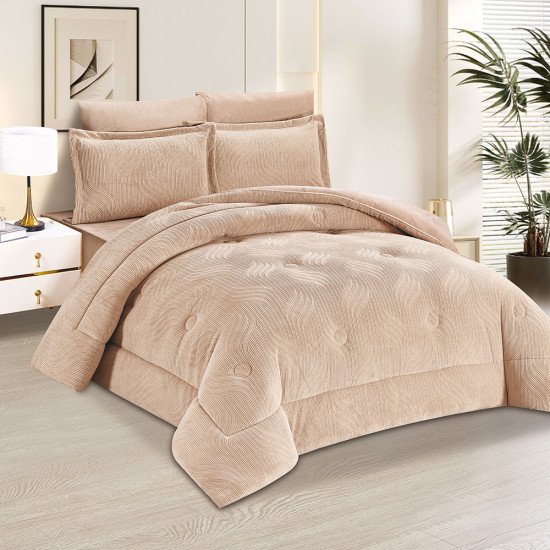 مفرش شتوي مخمل 6 قطع نفرين مفرش شتوي مخمل 6 قطع نفرين