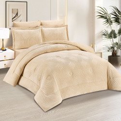 مفرش شتوي مخمل 6 قطع نفرين