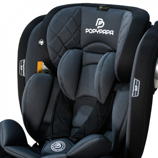 كرسي أطفال للسيارة بوليستر بهيكل بلاستيك مقوي