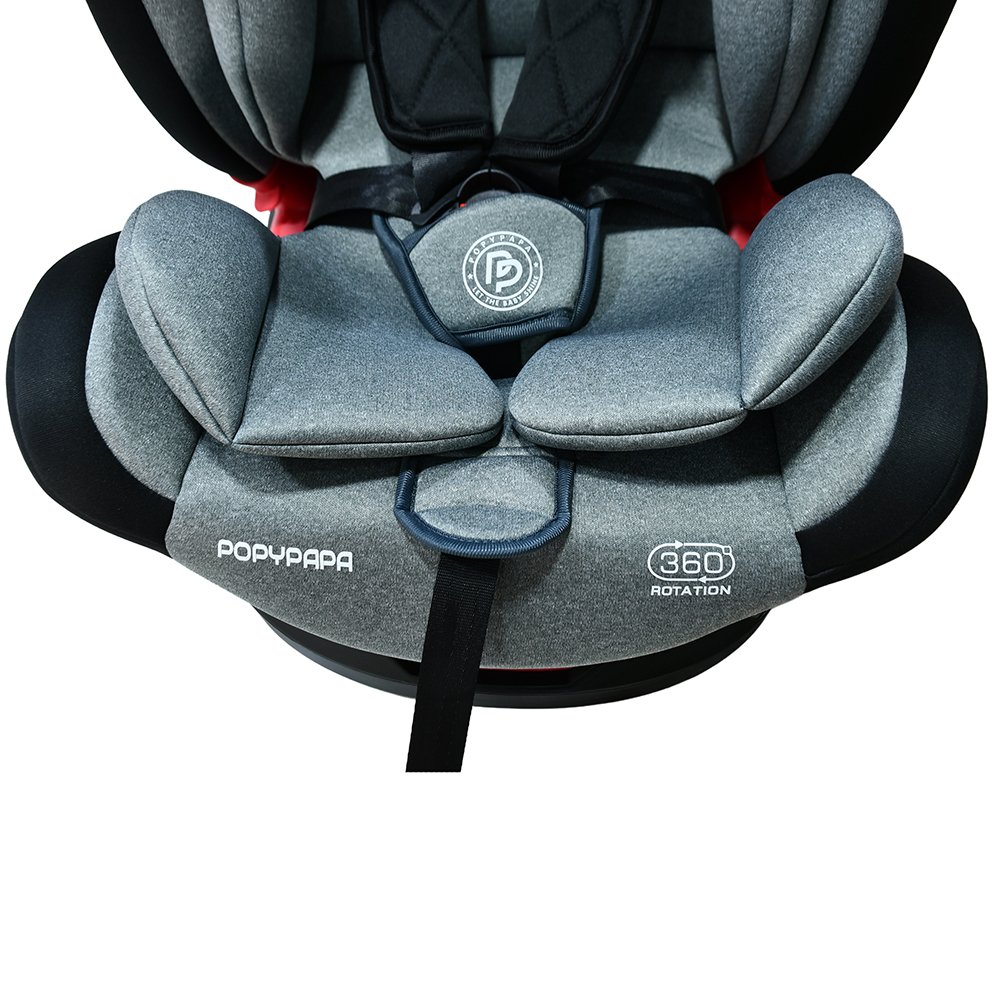 كرسي أطفال للسيارة بوليستر بهيكل بلاستيك مقوي