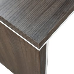 مكتب خشبي تنفيذي مودرن مع وحدات تخزين بني مكتب خشبي تنفيذي مودرن مع وحدات تخزين بني