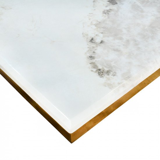 طاولة طعام رخام فاخرة 10 كراسي بقاعدة معدنية ذهبية