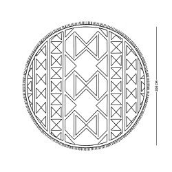 سجادة تركي تصميم عصري 200×200 سم سجادة تركي تصميم عصري 200×200 سم