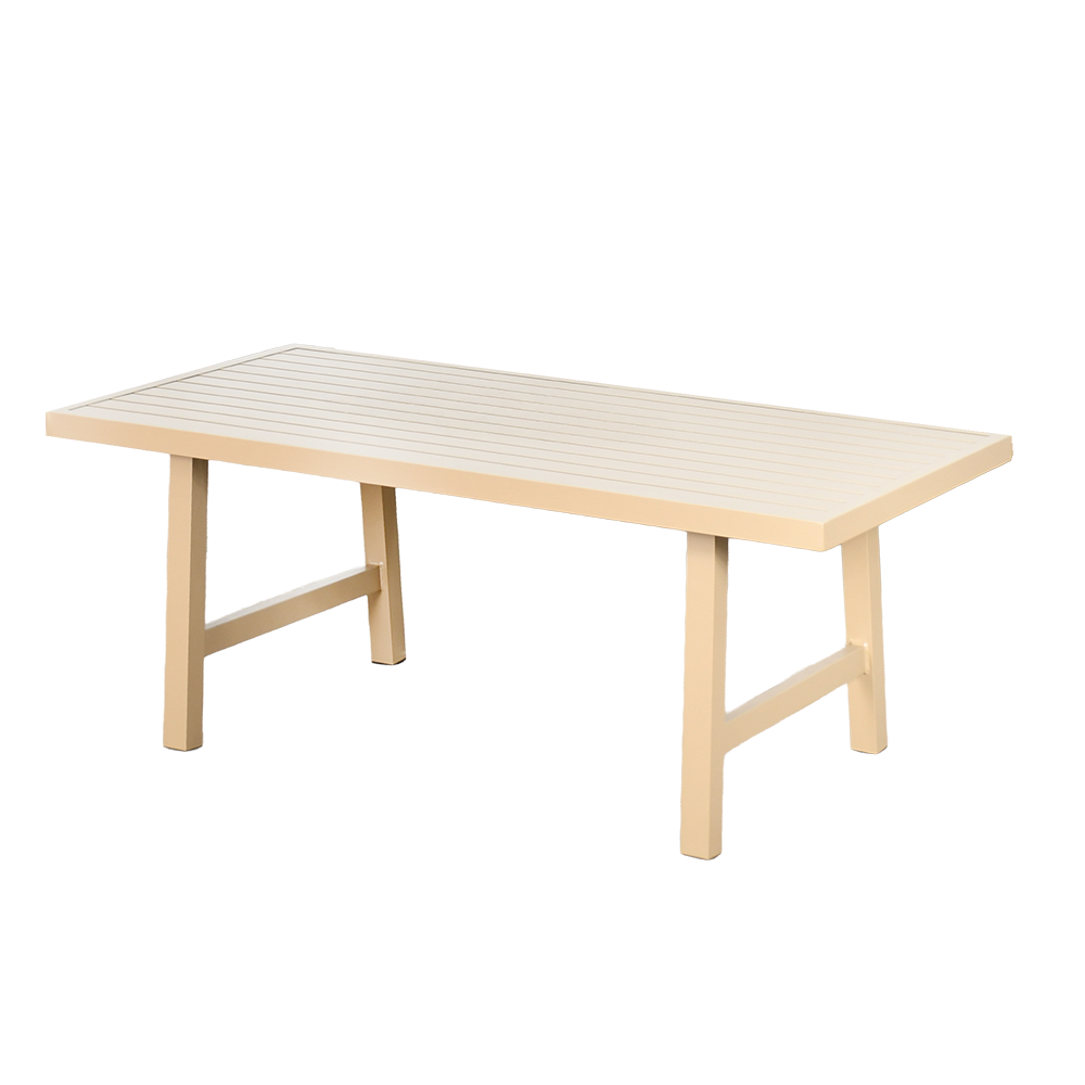 جلسة خارجية معدنية مودرن 5 مقعد وطاولة كافيه