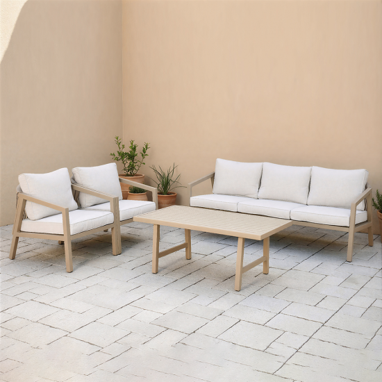 جلسة خارجية معدنية مودرن 5 مقعد وطاولة كافيه جلسة خارجية معدنية مودرن 5 مقعد وطاولة كافيه