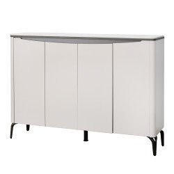 دولاب متعدد الاستخدام سطح رخامي رمادي 140 سم