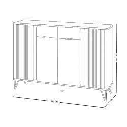 دولاب متعدد الاستخدام سطح رخامي 140 سم دولاب متعدد الاستخدام سطح رخامي 140 سم