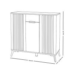 دولاب متعدد الاستخدام سطح رخامي 100 سم