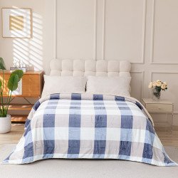 بطانية نيوم فرو فاخرة بملمس مخملي 200×230 سم