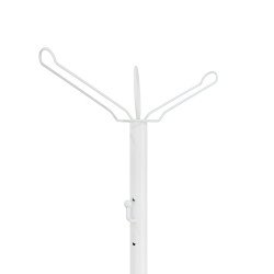 علاقة ملابس معدنية أبيض 180 سم