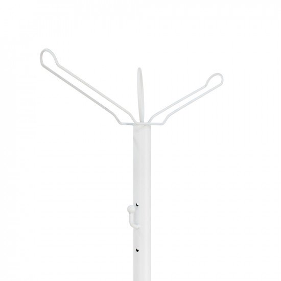 علاقة ملابس معدنية أبيض 180 سم