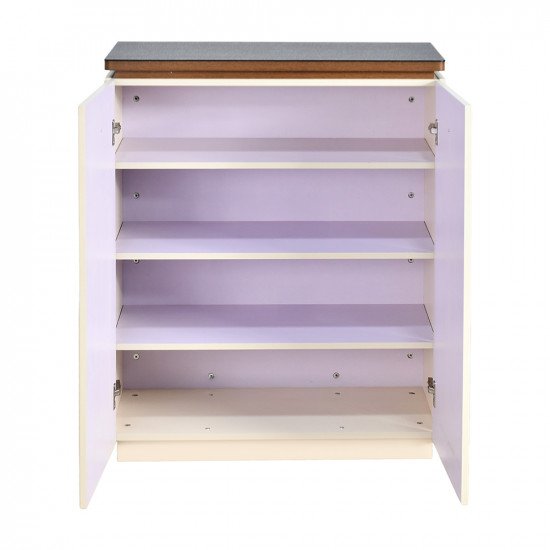 دولاب متعدد الاستخدام خشب بسطح زجاج 80 سم دولاب متعدد الاستخدام خشب بسطح زجاج 80 سم