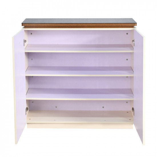 دولاب متعدد الاستخدام خشب بسطح زجاج 100 سم دولاب متعدد الاستخدام خشب بسطح زجاج 100 سم