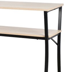 مدخل أستقبال خشبي 2 دور بهيكل معدني مدخل أستقبال خشبي 2 دور بهيكل معدني