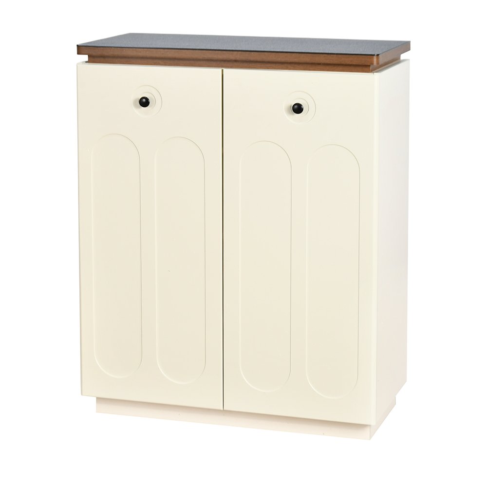 دولاب متعدد الاستخدام خشب بسطح زجاج 80 سم