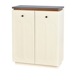 دولاب متعدد الاستخدام خشب بسطح زجاج 80 سم دولاب متعدد الاستخدام خشب بسطح زجاج 80 سم