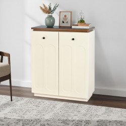 دولاب متعدد الاستخدام خشب بسطح زجاج 80 سم دولاب متعدد الاستخدام خشب بسطح زجاج 80 سم