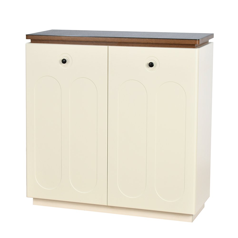 دولاب متعدد الاستخدام خشب بسطح زجاج 100  سم