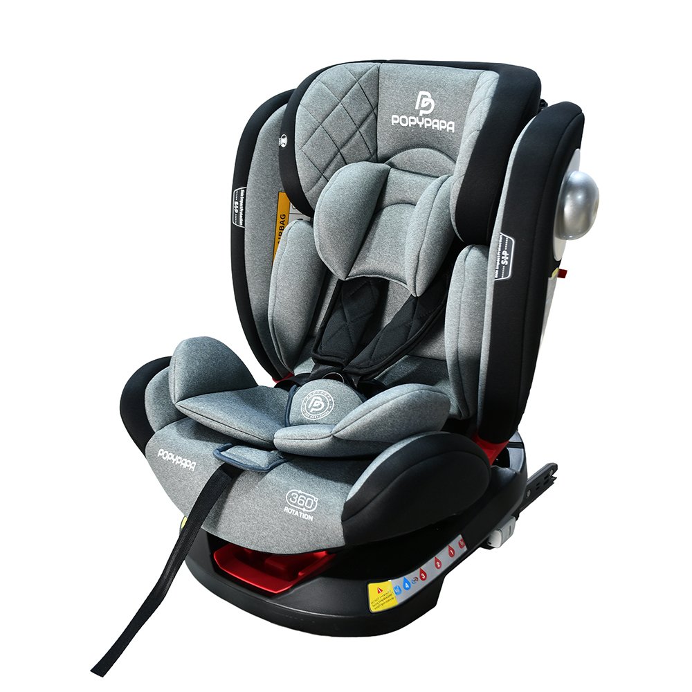 كرسي أطفال للسيارة بوليستر بهيكل بلاستيك مقوي