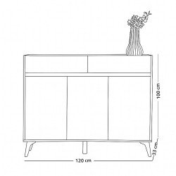 دولاب متعدد الاستخدام سطح سيراميك 120 سم دولاب متعدد الاستخدام سطح سيراميك 120 سم