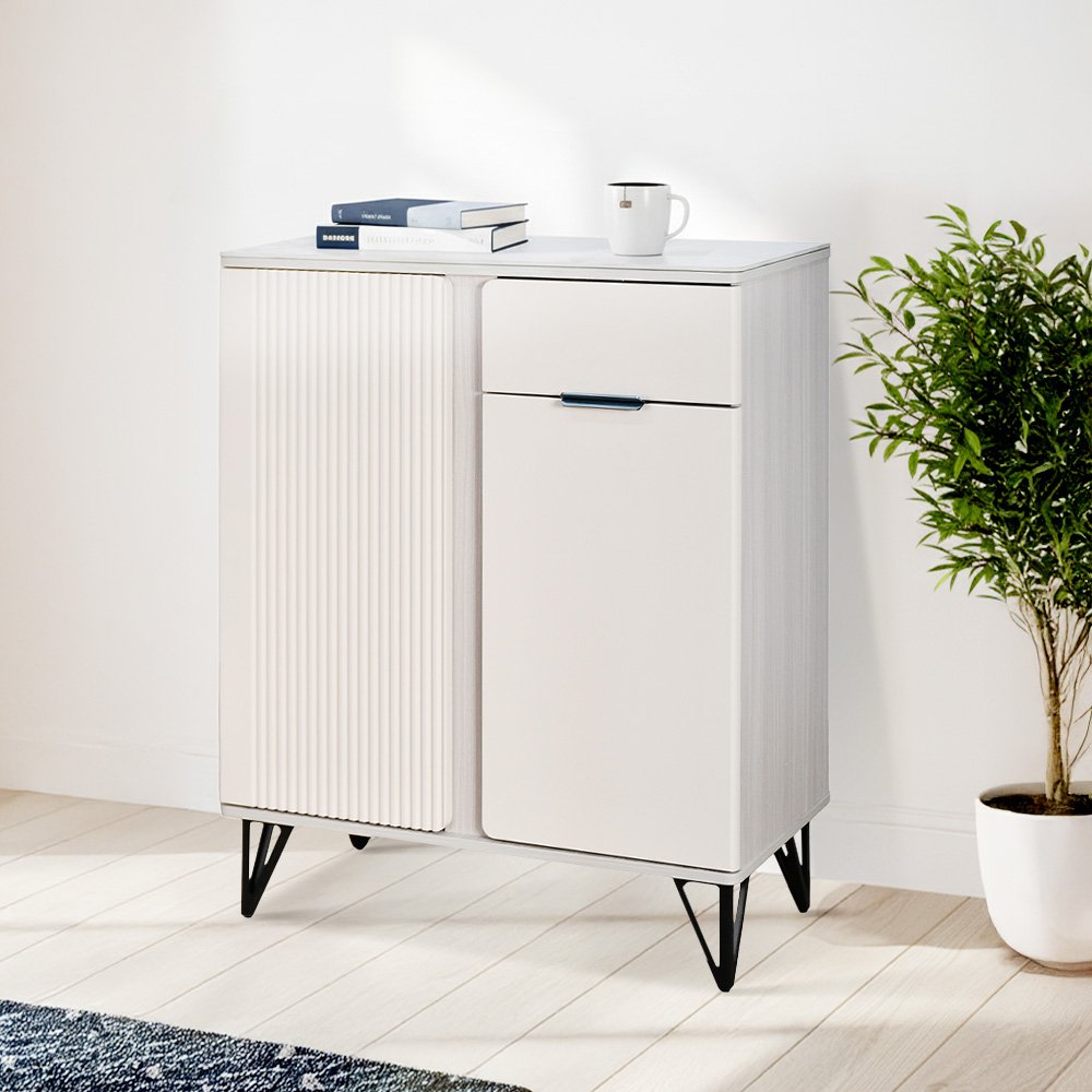 دولاب متعدد الاستخدام خشبي بسطح سيراميك 80 سم