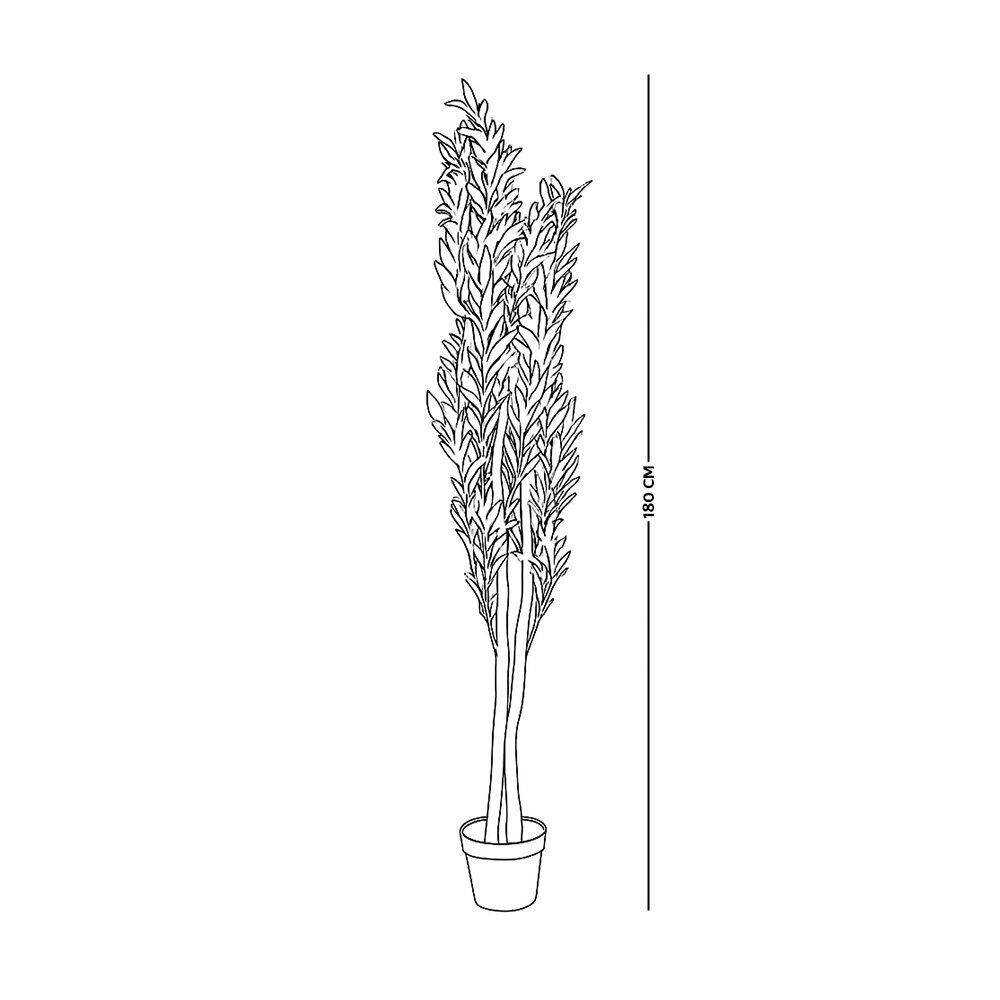 مركن شجر ديكور بتصميم طبيعي 180 سم مركن شجر ديكور بتصميم طبيعي 180 سم