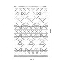 سجادة تركي تصميم عصري 250×350سم سجادة تركي تصميم عصري 250×350سم