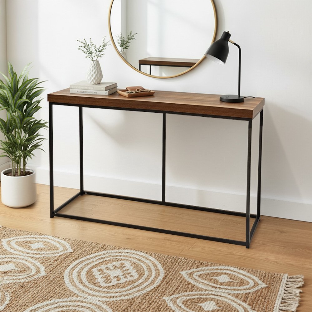 مدخل استقبال من الخشب والمعدن 130 سم