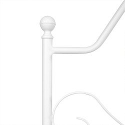 هيكل سرير أبيض ‎200x120 سم