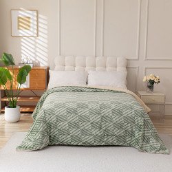 بطانية نيوم فرو فاخرة بملمس مخملي 200×230 سم