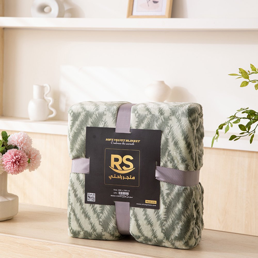 بطانية نيوم فرو فاخرة بملمس مخملي 200×230 سم