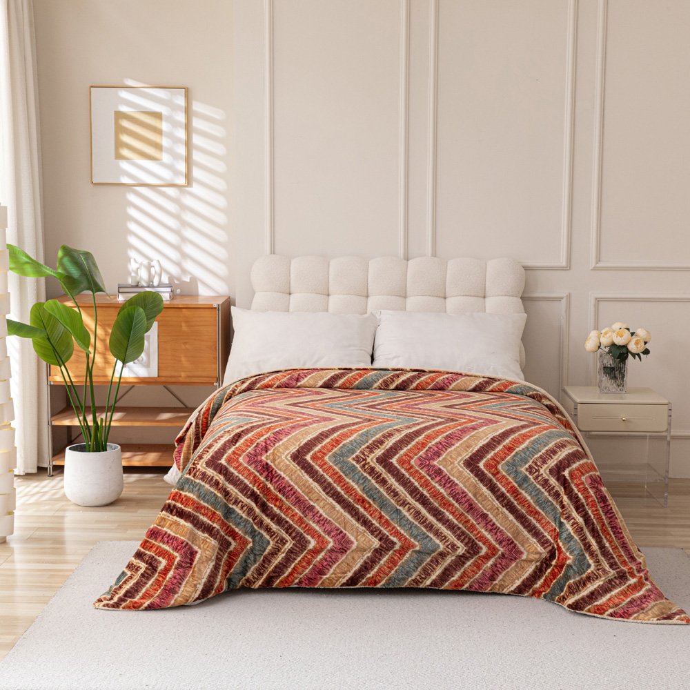 بطانية نيوم فرو فاخرة بملمس مخملي 200×230 سم