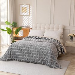 بطانية نيوم فرو فاخرة بملمس مخملي 200×230 سم