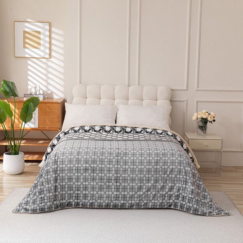 بطانية نيوم فرو فاخرة بملمس مخملي 200×230 سم