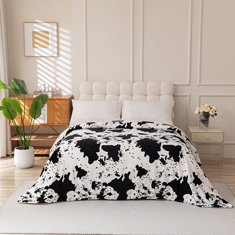 بطانية نيوم فرو فاخرة بملمس مخملي 200×230 سم