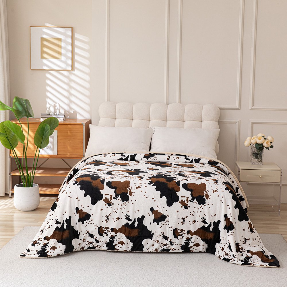 بطانية نيوم فرو فاخرة بملمس مخملي 200×230 سم