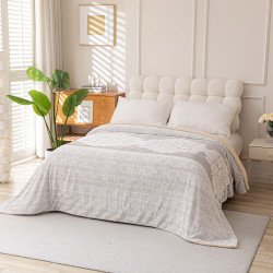 بطانية نيوم فرو فاخرة بملمس مخملي 200×230 سم