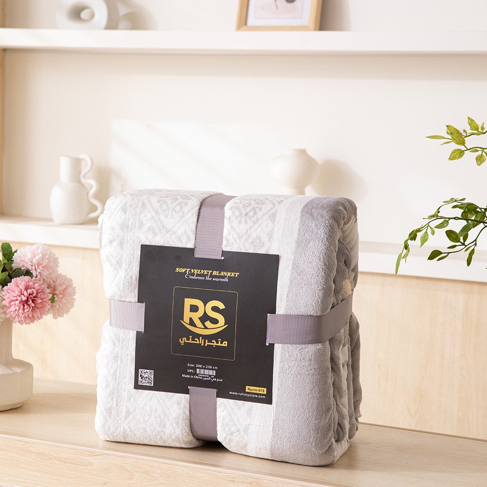 بطانية نيوم فرو فاخرة بملمس مخملي 200×230 سم