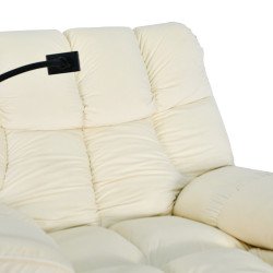 كرسي استرخاء فخم هزاز دوار بحامل جوال أوف وايت كرسي استرخاء فخم هزاز دوار بحامل جوال أوف وايت