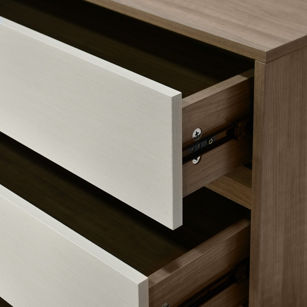 خزانة بـ 5 أدراج خشبية 110×80 سم