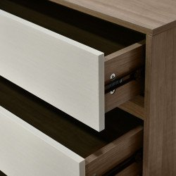 خزانة بـ 5 أدراج خشبية 110×80 سم